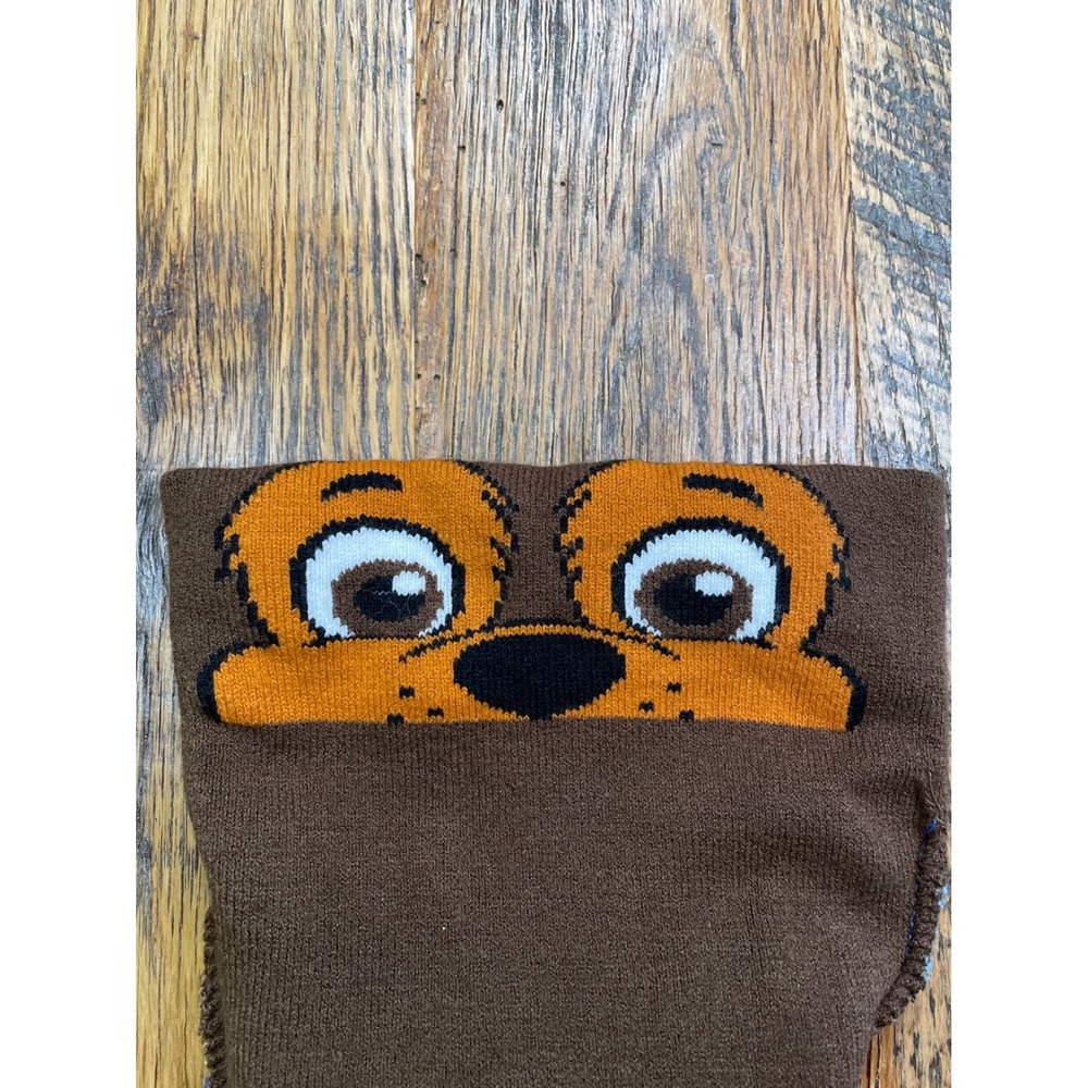 Cute Kids Paw Patrol‎ Chase Beanie Hat with Pom and Ears Blue Yellow Brown - Picture 4 of 4